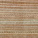 5' X 8' Terra Cotta And Rust Striped Washable Indoor Outdoor Area Rug