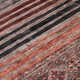 8' Rust Gray And Salmon Round Medallion Washable Indoor Outdoor Area Rug