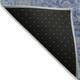 8' X 10' Blue And Gray Medallion Washable Indoor Outdoor Area Rug