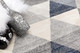 2' X 3' Navy Blue Geometric Diamond Scatter Rug