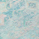10' X 14' Teal Blue And Pink Floral Medallion Washable Indoor Outdoor Area Rug