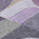 3' X 5' Purple Gray And Beige Geometric Washable Indoor Outdoor Area Rug