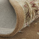 5' X 8' Tan And Ivory Floral Hand Tufted Area Rug