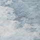 8' Sky Blue Gray And Ivory Round Abstract Washable Indoor Outdoor Area Rug