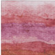 8' X 10' Blush Mauve And Rust Abstract Washable Indoor Outdoor Area Rug