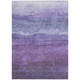 8' X 10' Purple And Lavender Abstract Washable Indoor Outdoor Area Rug