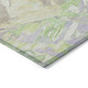 3' X 5' Lavender Mint Green And Beige Abstract Washable Indoor Outdoor Area Rug