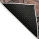 9' X 12' Terra Cotta And Gray Oriental Washable Indoor Outdoor Area Rug
