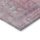 9' X 12' Pink And Blush Floral Medallion Washable Indoor Outdoor Area Rug