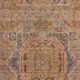9' X 12' Rust And Blue Medallion Washable Indoor Outdoor Area Rug