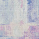 9' X 12' Sky Blue And Lavender Abstract Washable Indoor Outdoor Area Rug