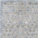 3' X 5' Beige Blue And Ivory Oriental Washable Indoor Outdoor Area Rug