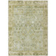 8' X 10' Sage And Ivory Oriental Washable Indoor Outdoor Area Rug