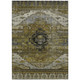 10' X 14' Brown Ivory And Gray Tribal Washable Indoor Outdoor Area Rug