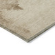 9' X 12' Gold And Beige Abstract Washable Indoor Outdoor Area Rug