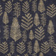 10' X 14' Black And Gold Trees Washable Indoor Outdoor Area Rug
