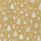 9' X 12' Gold And Ivory Snowflake Washable Indoor Outdoor Area Rug