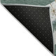 3' X 5' Pale Aqua Beige Ivory And Taupe Presents Washable Indoor Outdoor Area Rug