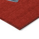 10' X 14' Red Denim Blue And Ivory Snowmen Washable Indoor Outdoor Area Rug