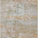 5' X 8' Coral Ivory And Gray Abstract Washable Indoor Outdoor Area Rug