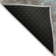 10' X 14' Teal Blue And Taupe Abstract Washable Indoor Outdoor Area Rug