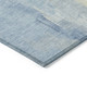 8' Denim Blue And Beige Round Abstract Washable Indoor Outdoor Area Rug