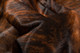 6' X 7' Brown And Black Cowhide Cowhide Print Area Rug