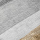 9' X 12' Gold And Gray Striped Washable Indoor Outdoor Area Rug