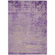 10' X 14' Purple And Beige Abstract Washable Indoor Outdoor Area Rug