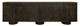108" Dark Brown Distressed Solid Wood Sideboard Soft Close with Six Doors