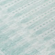5' X 8' Turquoise And Aqua Geometric Washable Indoor Outdoor Area Rug