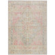 3' X 5' Pink And Ivory Medallion Washable Indoor Outdoor Area Rug