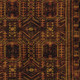 5' X 8' Rust And Gold Geometric Washable Indoor Outdoor Area Rug