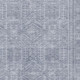 3' X 5' Sky Blue And Silver Geometric Washable Indoor Outdoor Area Rug