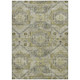 3' X 5' Khaki And Gray Moroccan Washable Indoor Outdoor Area Rug