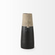 14" Black and Natural Ceramic Decorative Jug