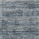 9' X 12' Denim Blue And Ivory Striped Washable Indoor Outdoor Area Rug