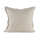 Cream Bordered Pillow Cover