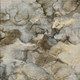 8' X 10' Pewter And Gold Abstract Washable Indoor Outdoor Area Rug