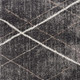 7' X 9' Gray Modern Distressed Lines Area Rug