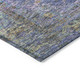 9' X 12' Purple And Gold Medallion Washable Indoor Outdoor Area Rug