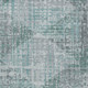 8' X 10' Teal Blue And Gray Geometric Washable Indoor Outdoor Area Rug