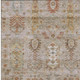 10' X 14' Beige And Copper Tribal Washable Indoor Outdoor Area Rug
