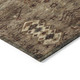 3' X 5' Brown And Copper Tribal Washable Indoor Outdoor Area Rug