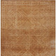 10' X 14' Copper And Ivory Geometric Washable Indoor Outdoor Area Rug