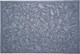 24" X 36" Gray Botanical Leaves Outdoor Polypropylene Door Mat