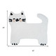2' X 3' Black And White Kitty Cat Youthful Washable Area Rug