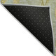 10' X 14' Sage And Gold Botanical Leaves Washable Indoor Outdoor Area Rug