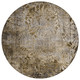 8' Brown And Beige Round Floral Washable Indoor Outdoor Area Rug