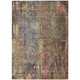 8' X 10' Brown And Blush Abstract Washable Indoor Outdoor Area Rug